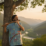 Load image into Gallery viewer, Bhil - Pithora Horses | 100% Linen | Limited Edition