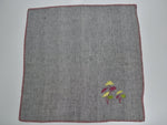 Load image into Gallery viewer, Chamba Rumal - Yellow Midnight Blossoms | 100% Khadi | Limited Edition