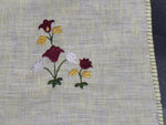 Load image into Gallery viewer, Chamba Rumal - Red Flower | 100% Linen | Limited Edition