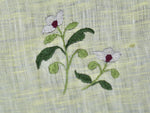 Load image into Gallery viewer, Chamba Rumal - White Flower | 100% Linen | Limited Edition