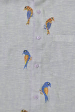 Load image into Gallery viewer, Gond - Celestial Flock | 100% Linen | Limited Edition