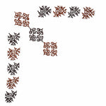 Load image into Gallery viewer, Archival Kasuti embroidery composition featuring peacock motifs and interconnected lattice formations executed through the traditional Murgi stitch technique of Karnataka. Burnt copper and dark espresso threadwork create alternating tonal movement and mirrored geometric continuity, revealing the counted precision, directional flow, and layered hand execution characteristic of enduring Kasuti embroidery traditions.