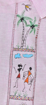 Load image into Gallery viewer, Warli - Pravah | 100% Linen | Limited Edition