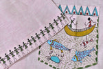 Load image into Gallery viewer, Warli - Matsya | 100% Linen | Limited Edition