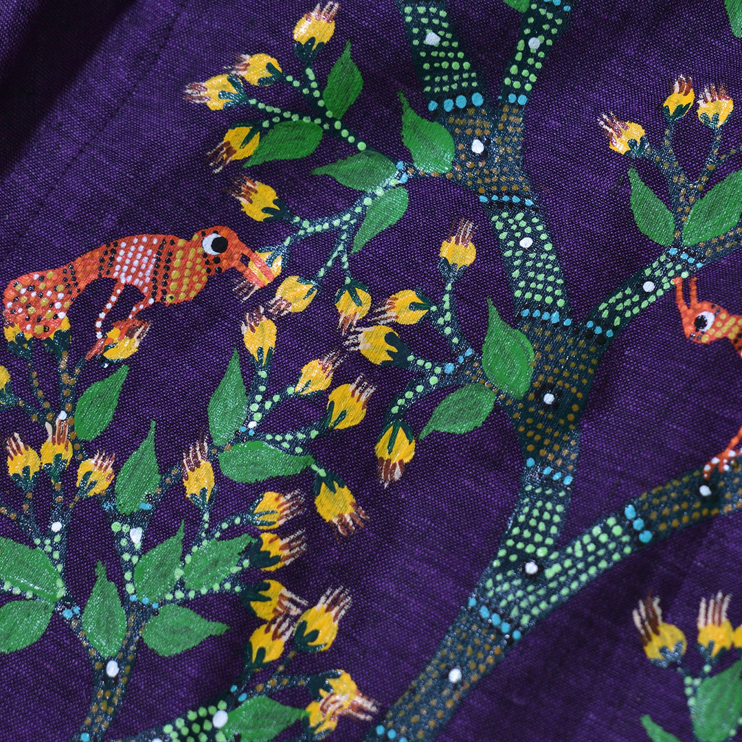 Bhil - The Living Tree | 100% Linen | Select Edition