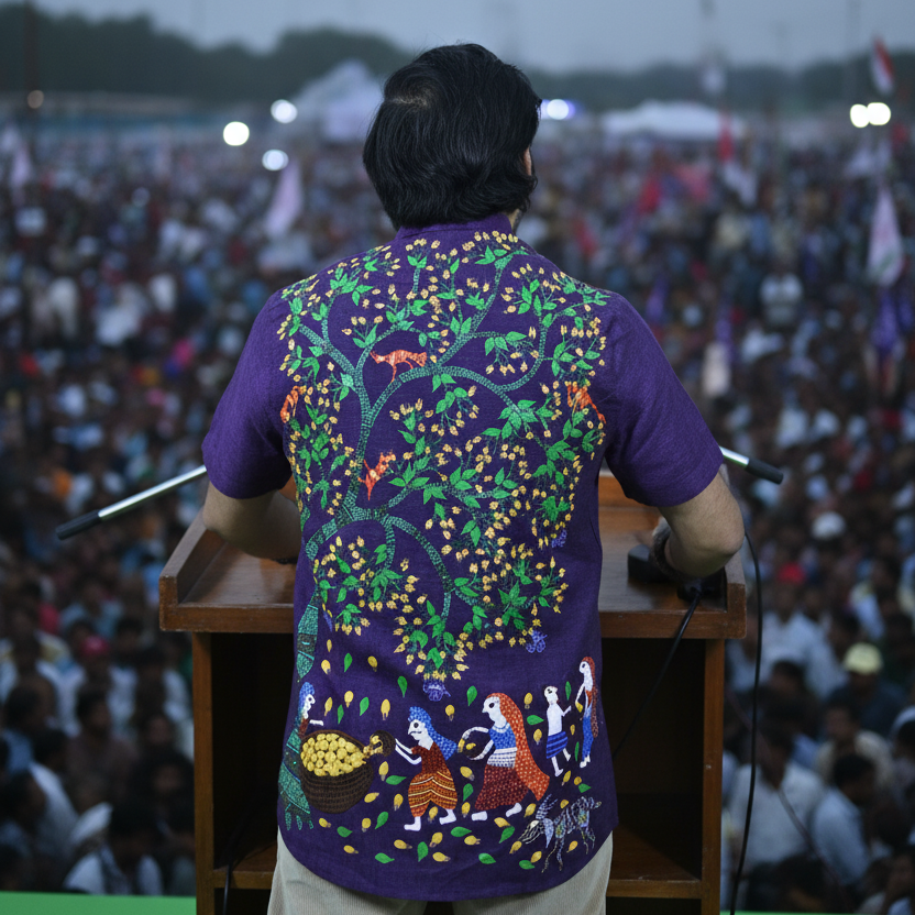 Bhil - The Living Tree | 100% Linen | Select Edition