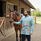 Bhil - Pithora Horses | 100% Linen | Limited Edition