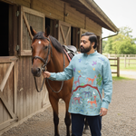 Load image into Gallery viewer, Bhil - Pithora Horses | 100% Linen | Limited Edition