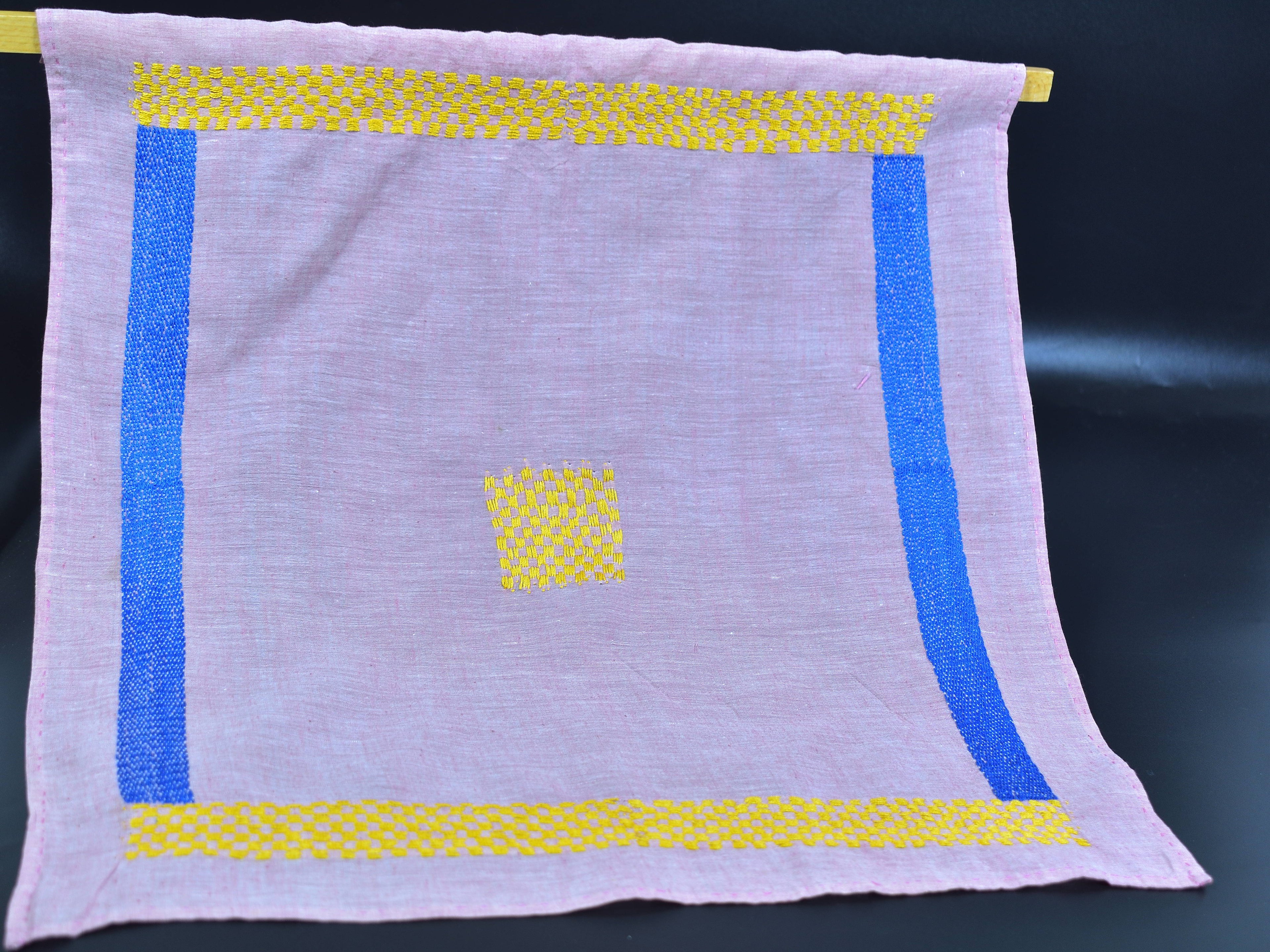 Bihar Sujani - Signal | Set of 3 | 100% Handloom Mulmul | Limited Edition