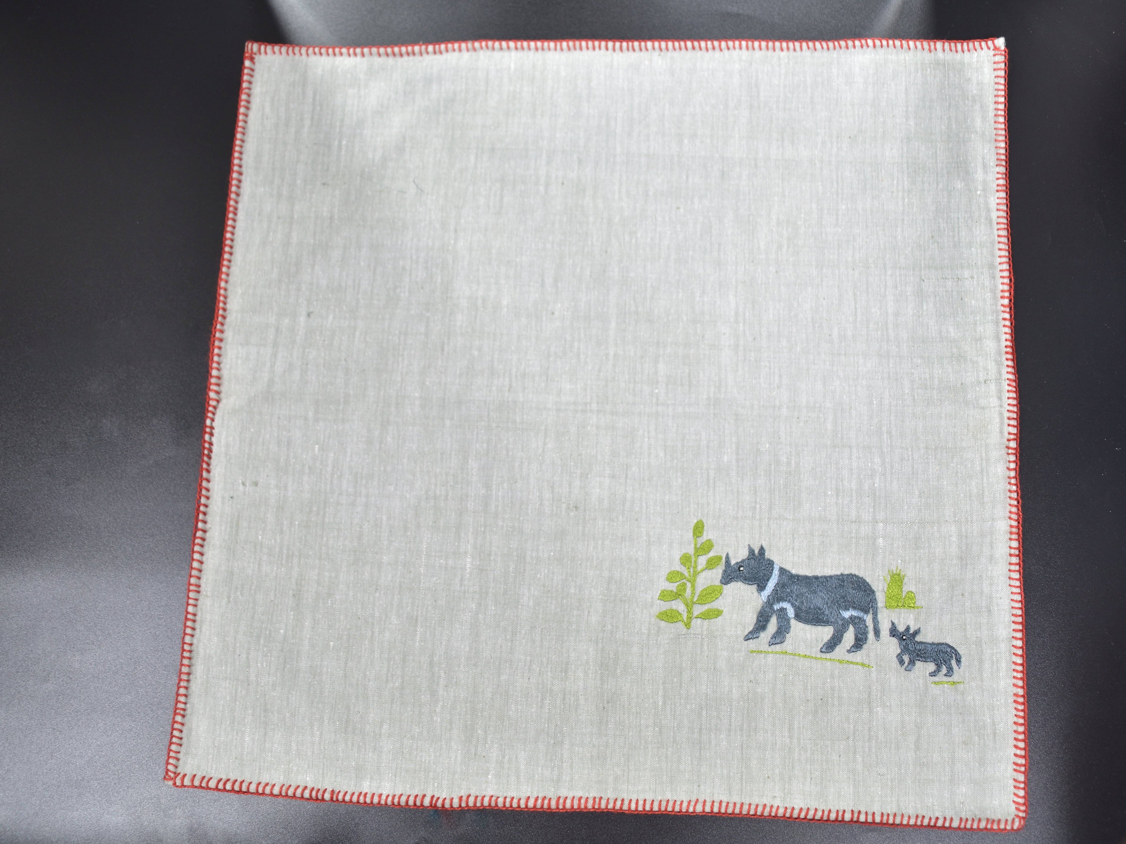 Chamba Rumal – Rhino-Ed | 100% Khadi | Limited Edition