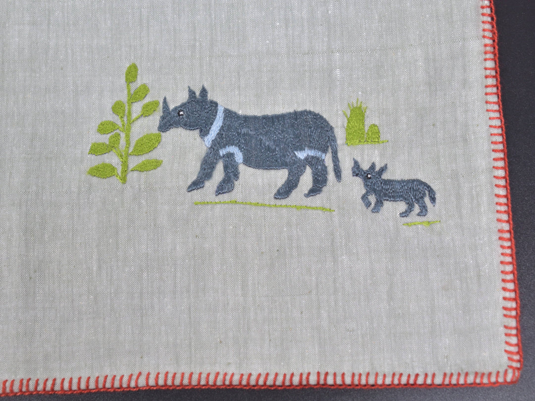 Chamba Rumal – Rhino-Ed | 100% Khadi | Limited Edition