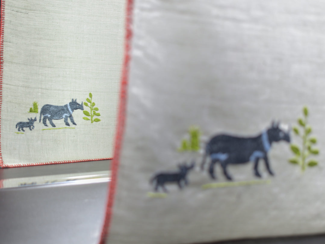 Chamba Rumal – Rhino-Ed | 100% Khadi | Limited Edition