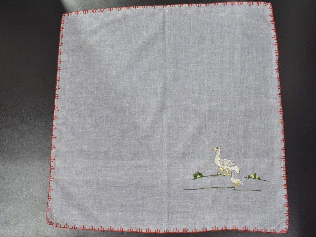 Chamba Rumal – Ducks in a Row | 100% Khadi | Limited Edition