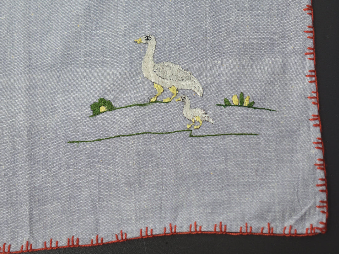 Chamba Rumal – Ducks in a Row | 100% Khadi | Limited Edition