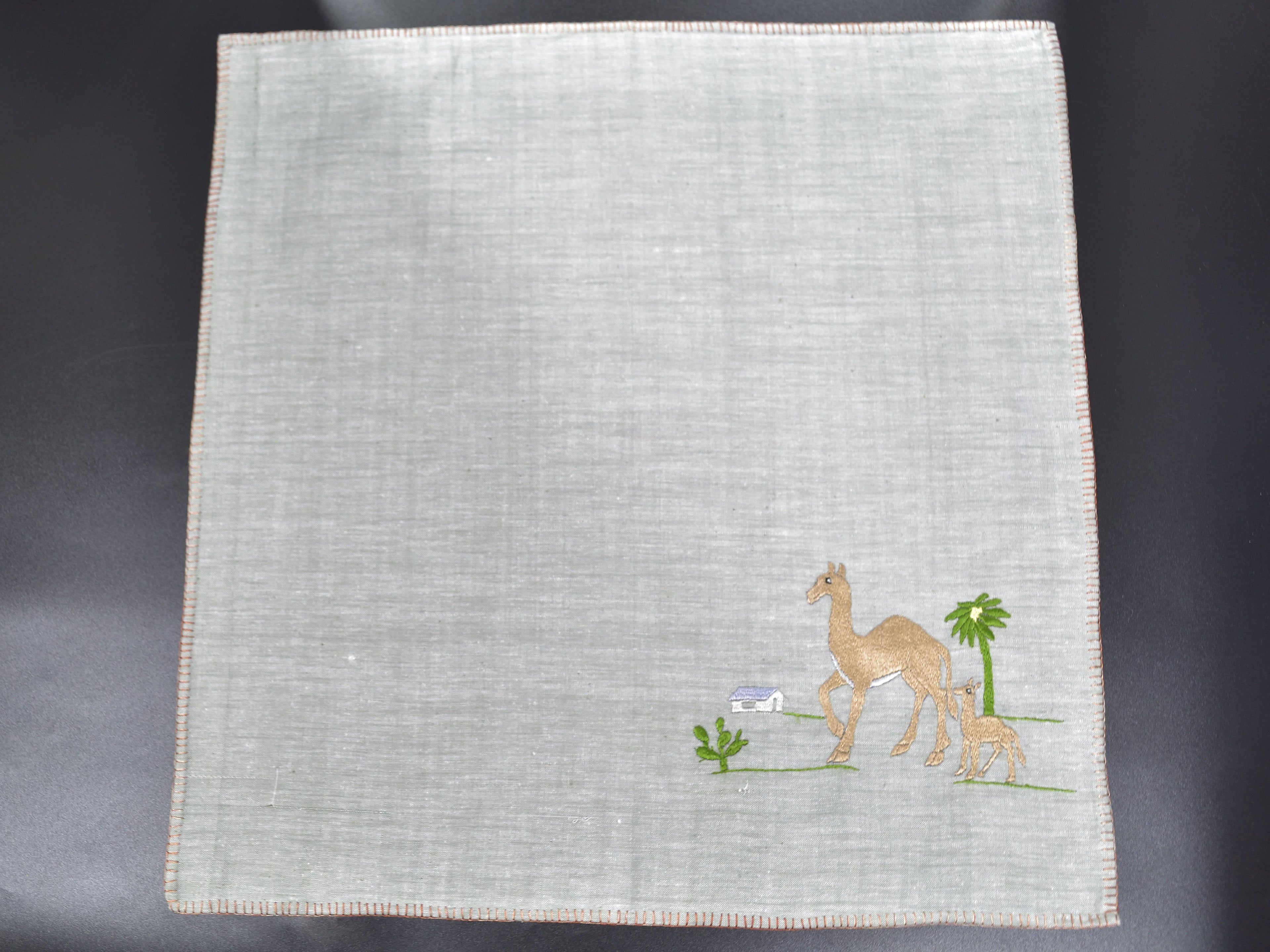 Chamba Rumal – Camel's Journey | 100% Khadi | Limited Edition