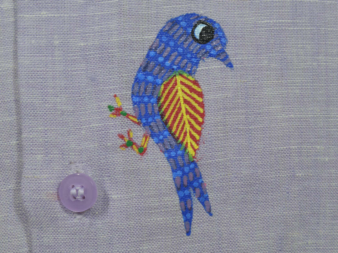 Gond - Celestial Flock | 100% Linen | Limited Edition