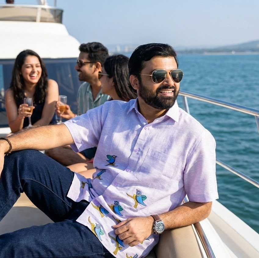 Gond - Melodies | 100% Linen | Select Edition