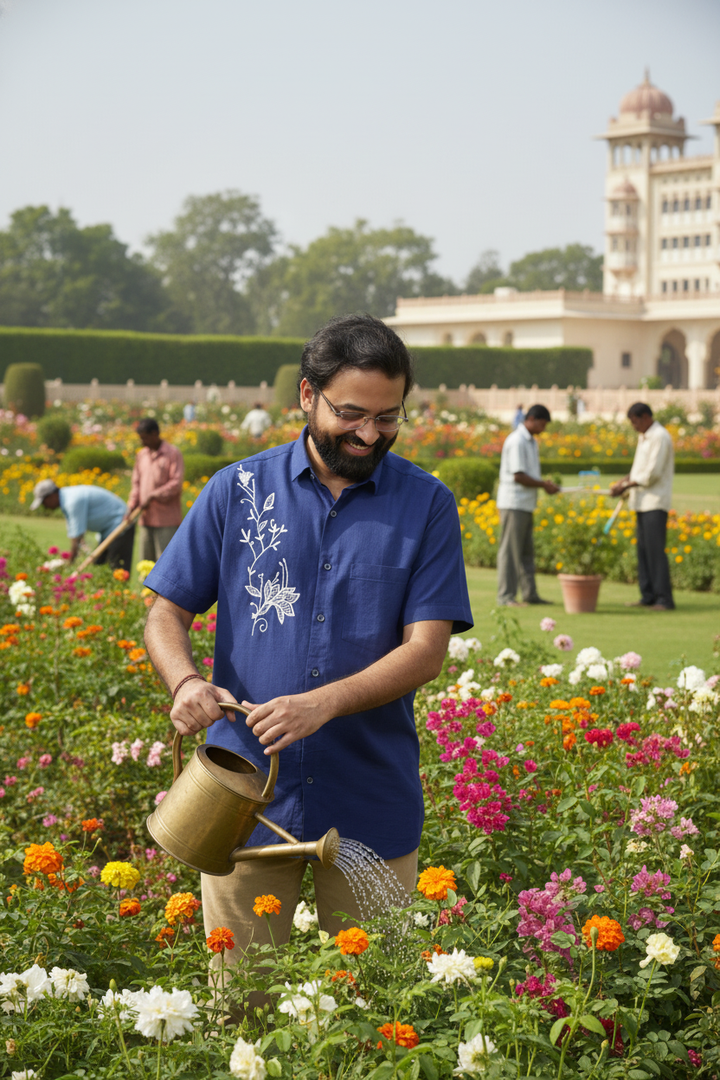 Kashmiri Aari - Gulposh | 100% Khadi | Limited Edition