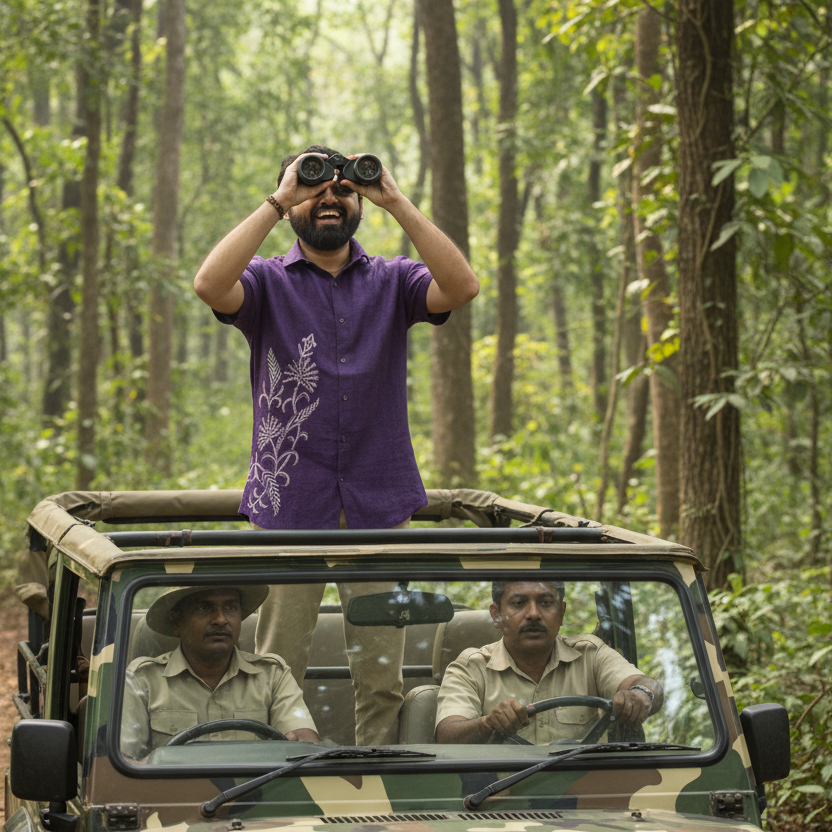 Kashmiri Aari - Morning Dew | 100% Linen | Limited Edition