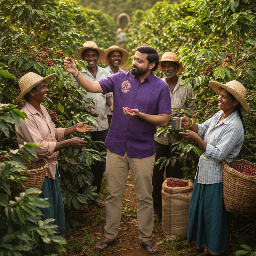 Kashmiri Sozni - Silent Meadow | 100% Linen | Limited Edition