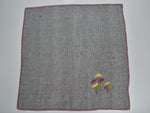 Load image into Gallery viewer, Chamba Rumal - Yellow Midnight Blossoms
