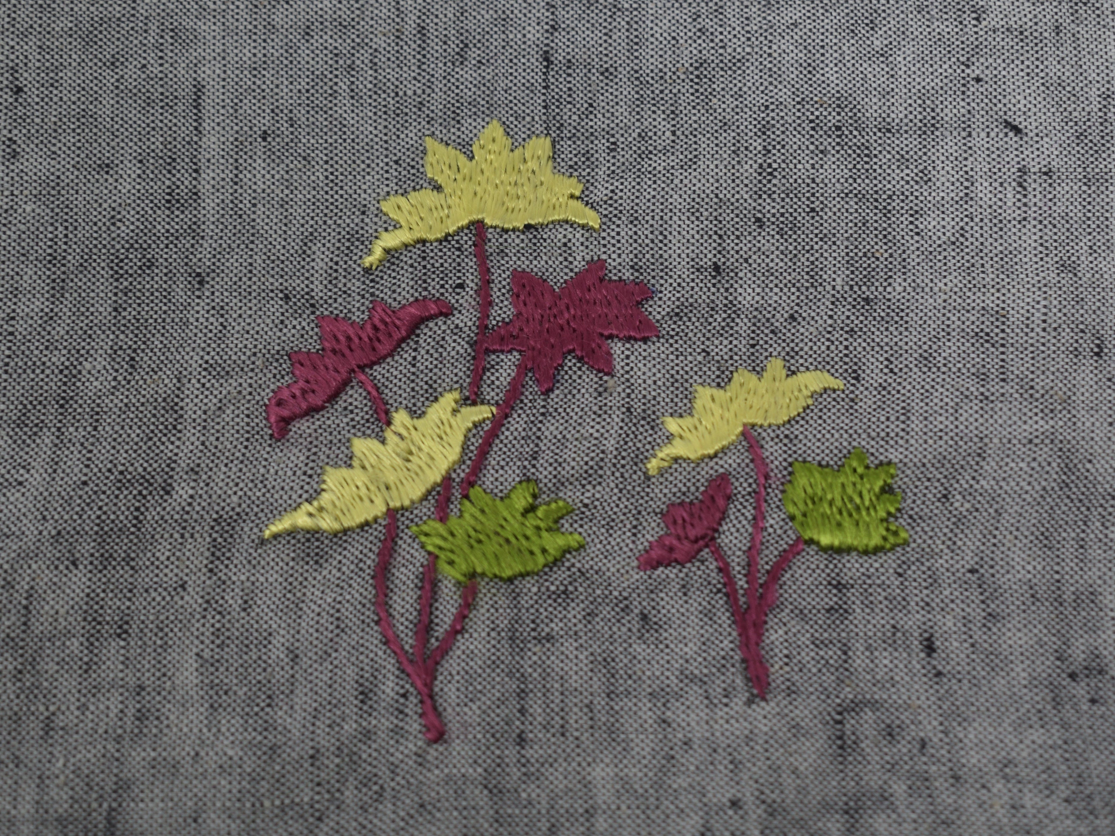 Chamba Rumal - Yellow Midnight Blossoms | 100% Khadi | Limited Edition