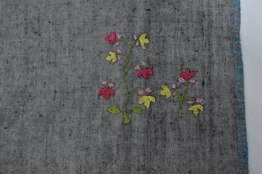 Chamba Rumal - Midnight Bouquet