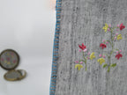 Chamba Rumal - Midnight Bouquet | 100% Khadi | Limited Edition
