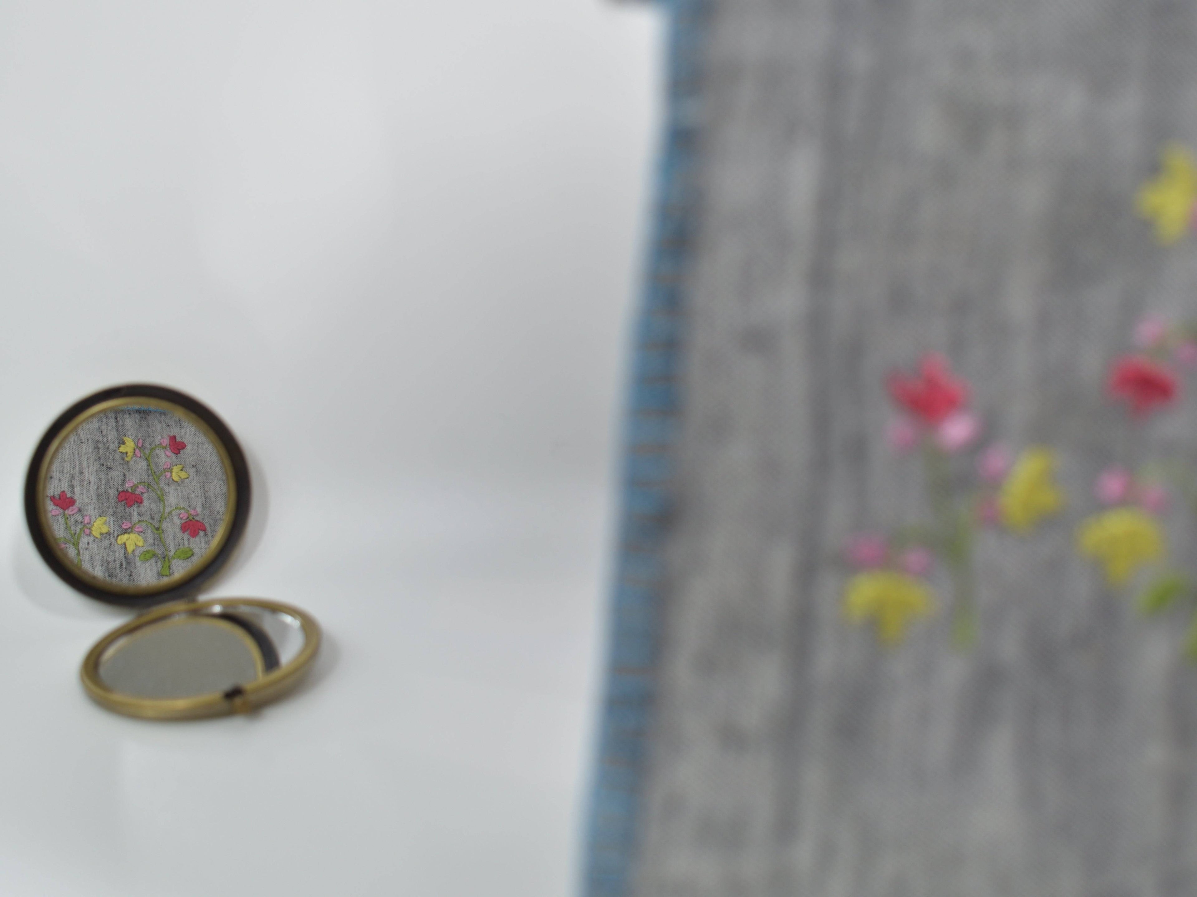 Chamba Rumal - Midnight Bouquet | 100% Khadi | Limited Edition