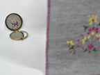 Chamba Rumal - Midnight Yellow Flowers | 100% Khadi | Limited Edition