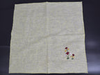 Chamba Rumal - Red Flower | 100% Linen | Limited Edition
