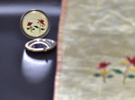 Load image into Gallery viewer, Chamba Rumal - Crimson Red Lotus
