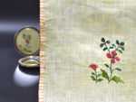 Load image into Gallery viewer, Chamba Rumal - Four Leaf Pink Flower
