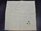 Chamba Rumal - White Daisies | 100% Linen | Limited Edition