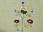 Load image into Gallery viewer, Chamba Rumal - White Daisies
