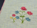 Load image into Gallery viewer, Chamba Rumal - Blue &amp; Pink Flowers
