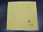 Chamba Rumal - Maroon Flower with a little bud | 100% Cotton | Limited Edition