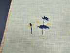Chamba Rumal - Blue Lotus | 100% Linen | Limited Edition