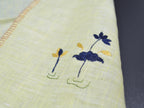 Chamba Rumal - Blue Lotus | 100% Linen | Limited Edition