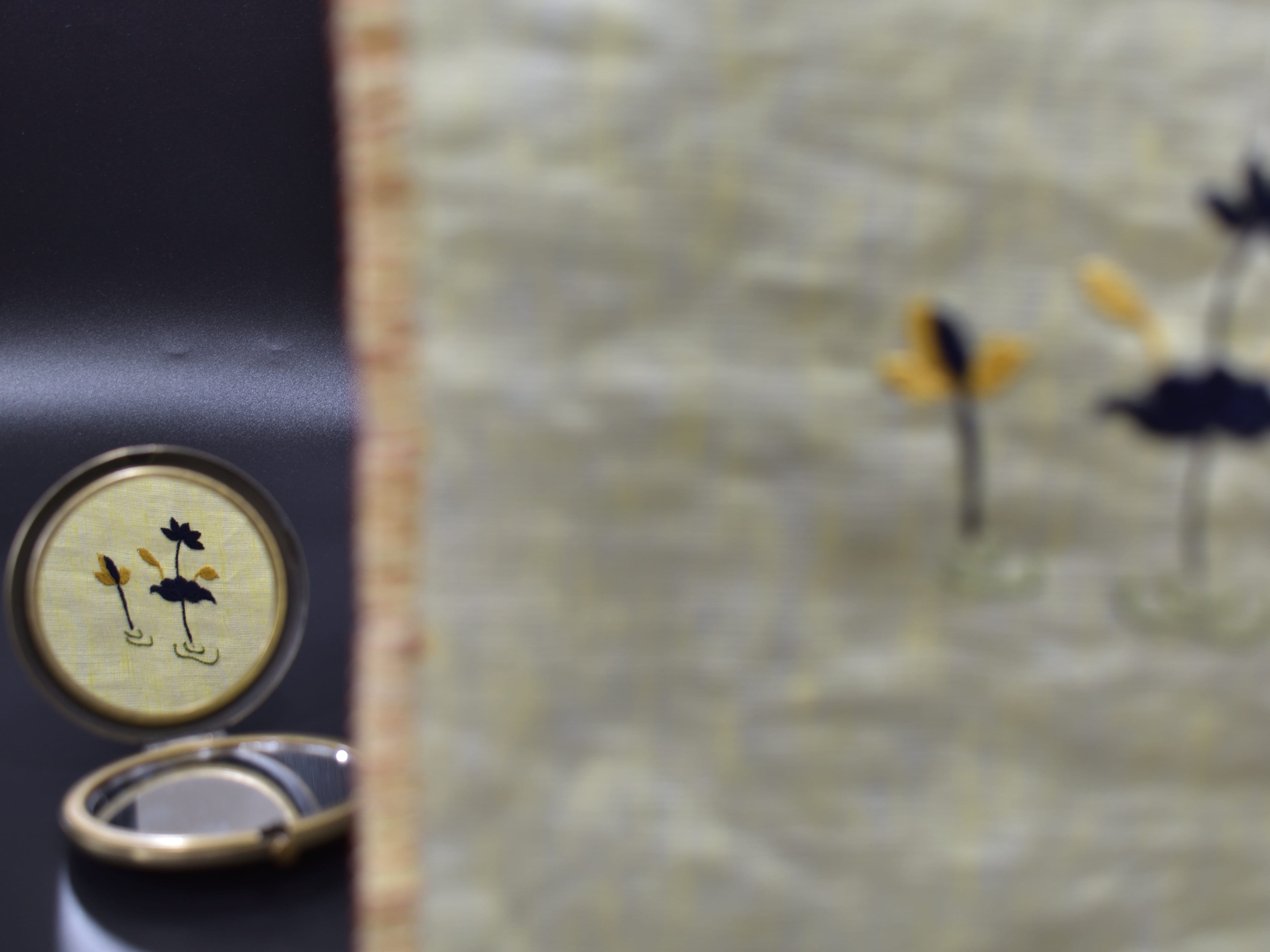 Chamba Rumal - Blue Lotus | 100% Linen | Limited Edition