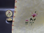 Chamba Rumal - Pink Flower | 100% Linen | Limited Edition