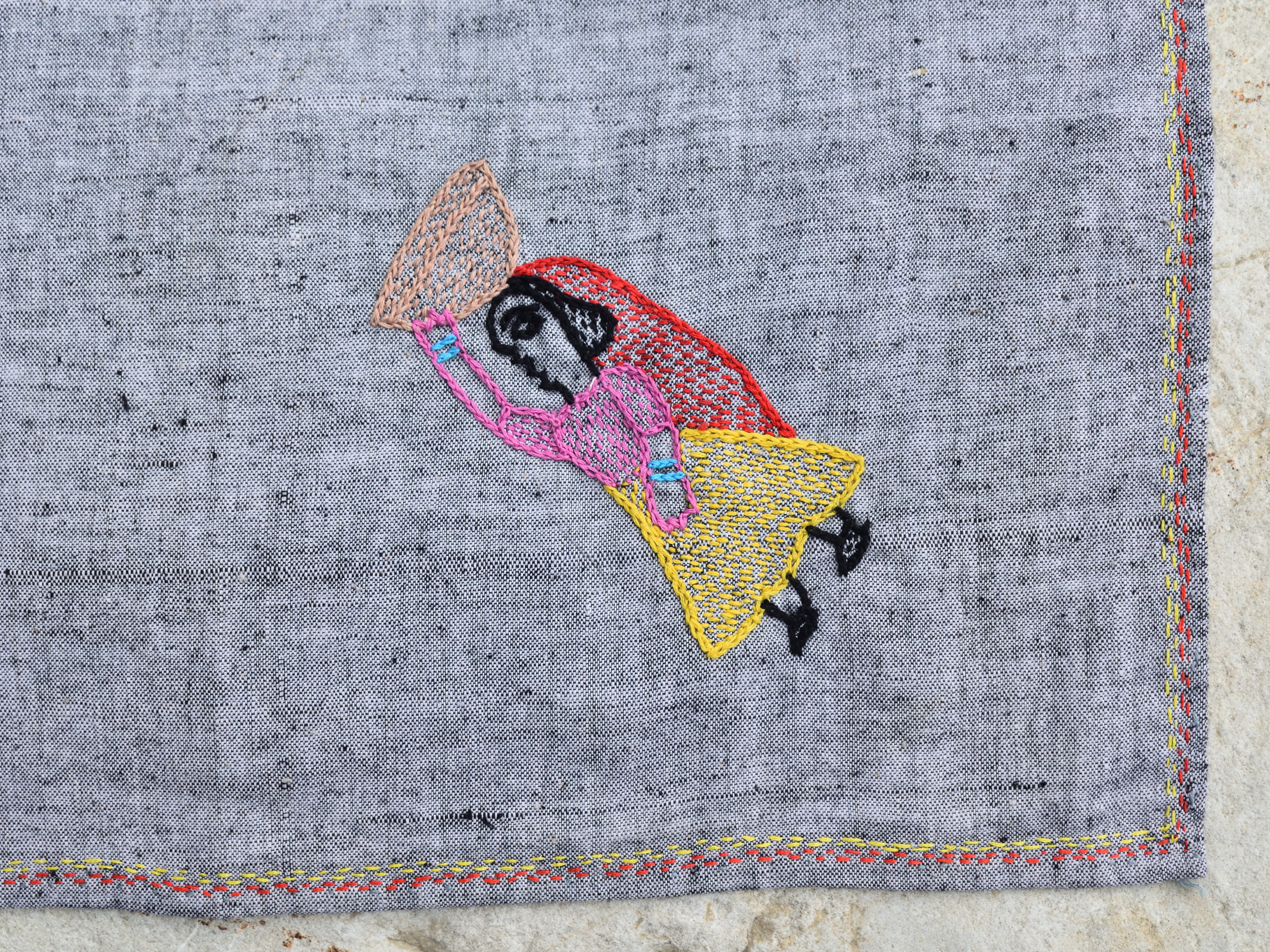 Bihar Sujani - Basket of Love | 100% Khadi | Limited Edition