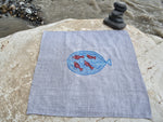 Load image into Gallery viewer, Sujani - Something&#39;s Fishy | 100% Khadi | Limited Edition
