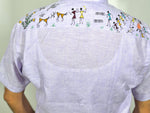 Load image into Gallery viewer, Warli - Shouldering The Village | 100% Linen | Limited Edition
