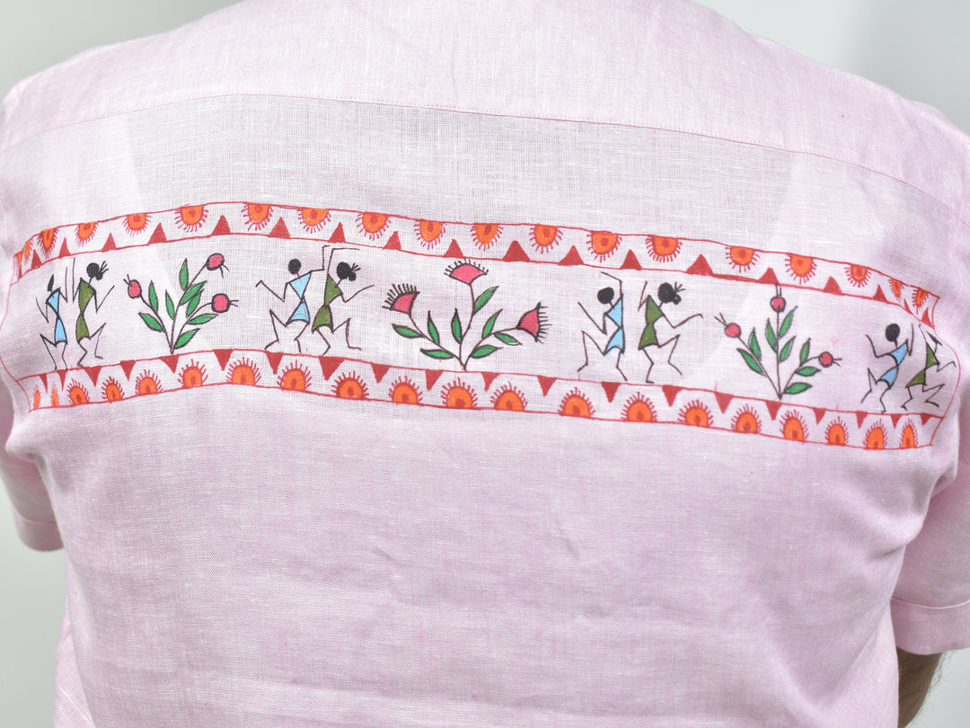 Warli - Living on the edge | 100% Linen | Limited Edition