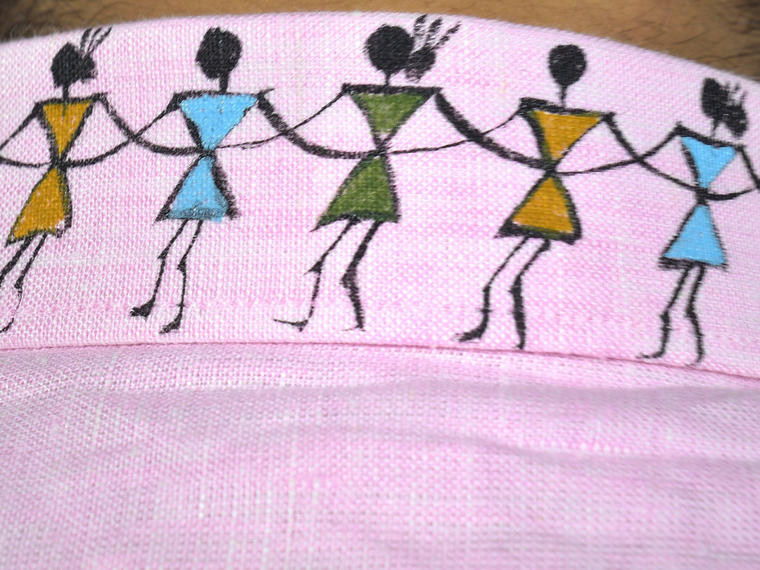 Warli - The Sunny Tarpa | 100% Linen | Limited Edition
