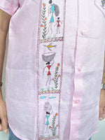 Load image into Gallery viewer, Warli - Reel it Like the Warlis | 100% Linen | Limited Edition
