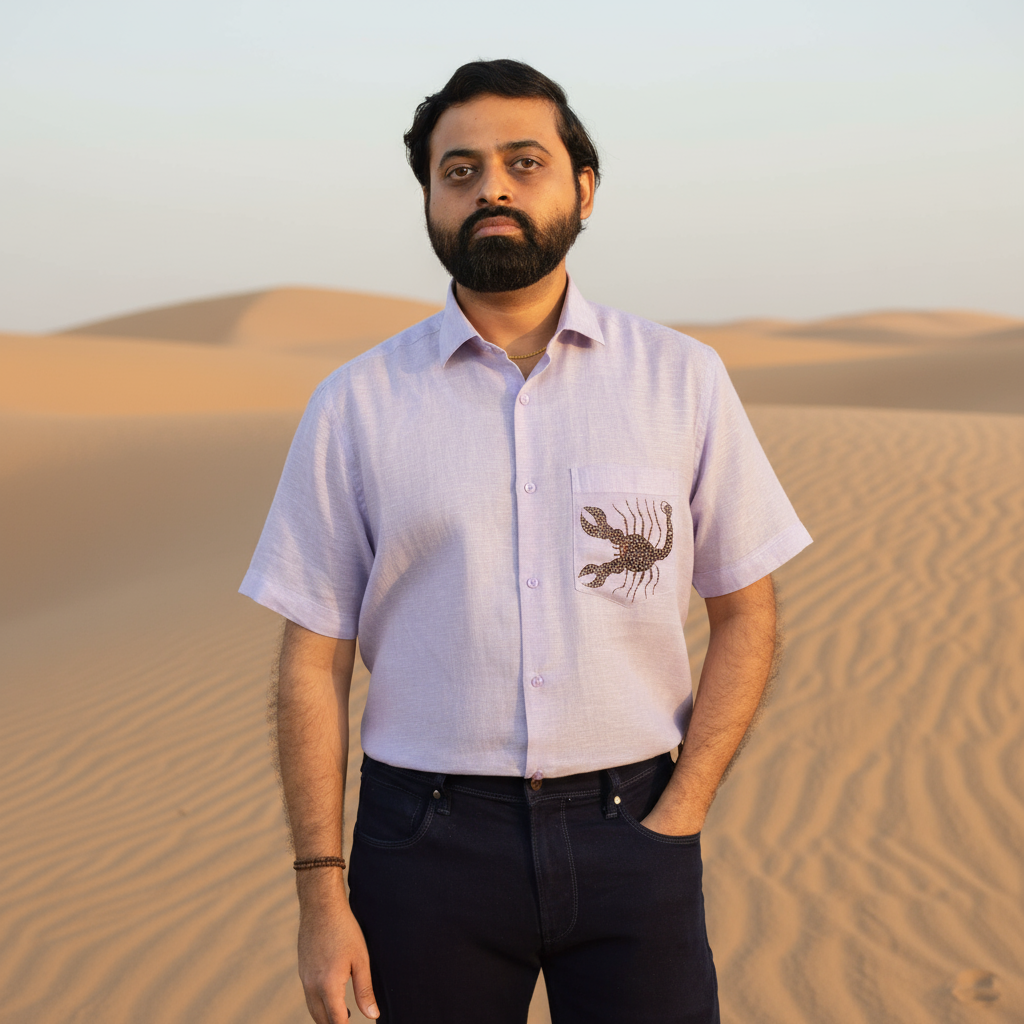 Bhil - Desert Guardian | 100% Linen | Limited Edition