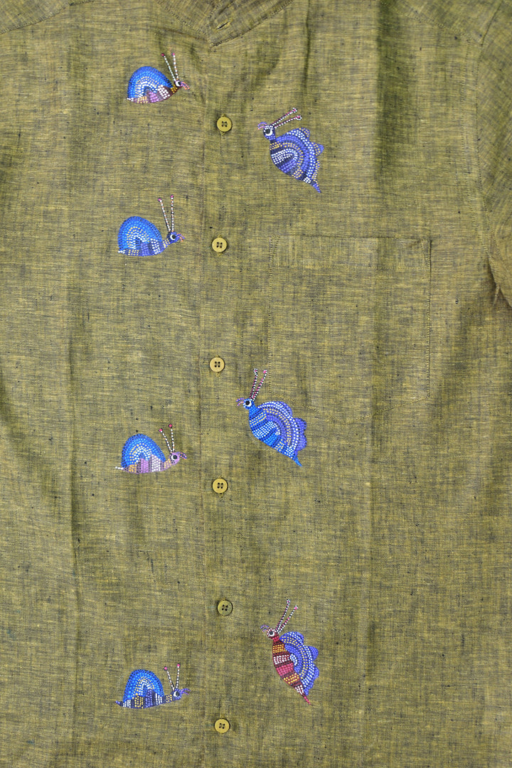 Bhil - Snail-ed It | 100% Linen | Limited Edition