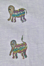 Load image into Gallery viewer, Bhil - Tribal Chorus | 100% Linen | Limited Edition
